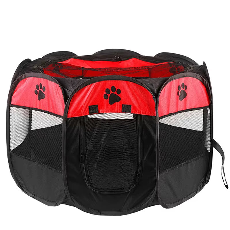 Pet Nest Pet Dog Cat Delivery Room Foldable Cat Nest Pet Fence Tent Octagonal Cage Pet Supplies