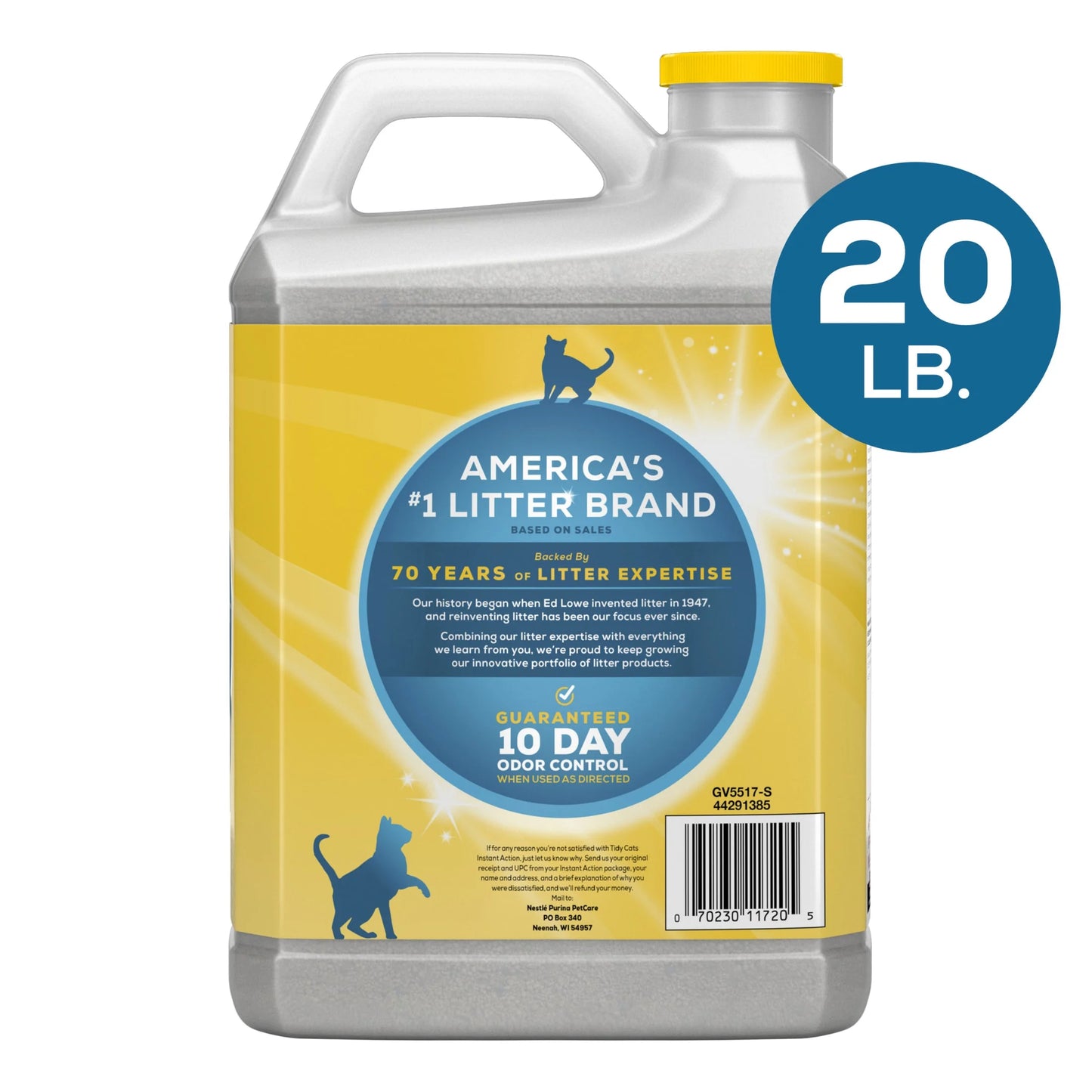 Purina  Instant Action Clumping Cat Litter, Floral Scent, 20 Lb Jug